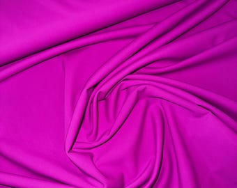 Lycra, Matt, Electric Pink, Nylon, Spandex, Sold by the Meter, Dance Fabrics