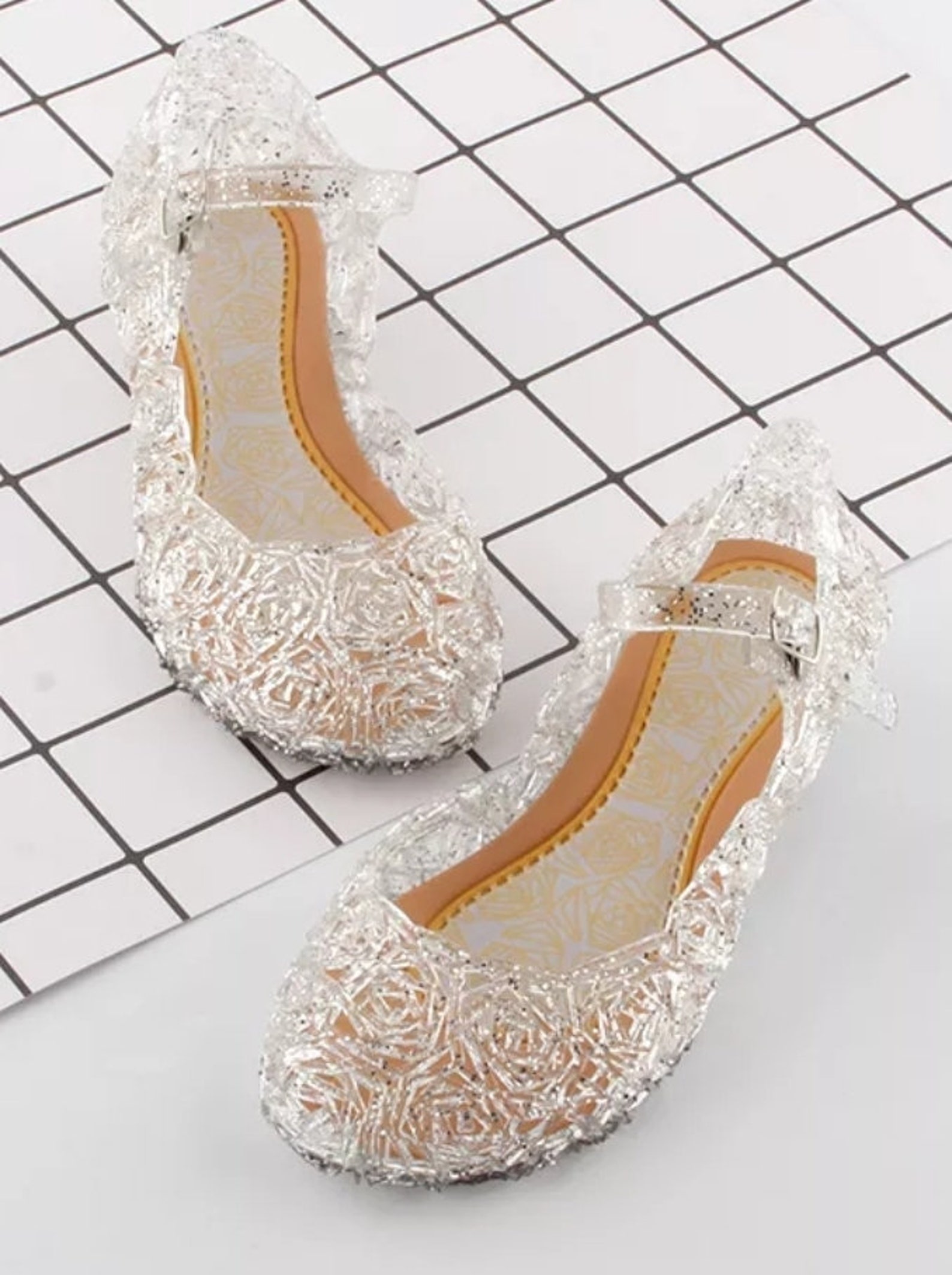 Girls Jelly Shoes Sparkle Shoes Princess Shoes Glitter Etsy