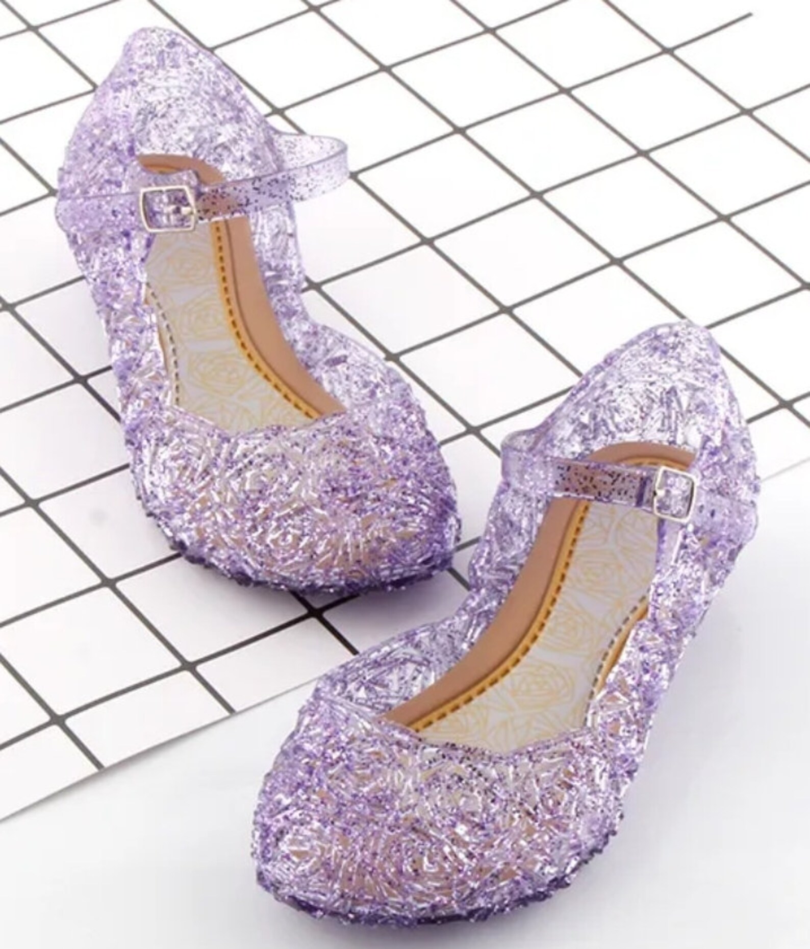 Girls Jelly Shoes Sparkle Shoes Princess Shoes Glitter Etsy