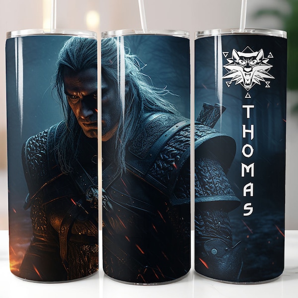 the witcher tumbler wraps bundle the witcher inspired 20oz STRAIGHT tumbler wraps ONLY