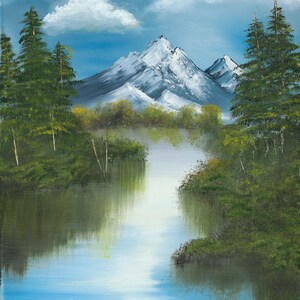 Mountain Landscape Oil Painting
