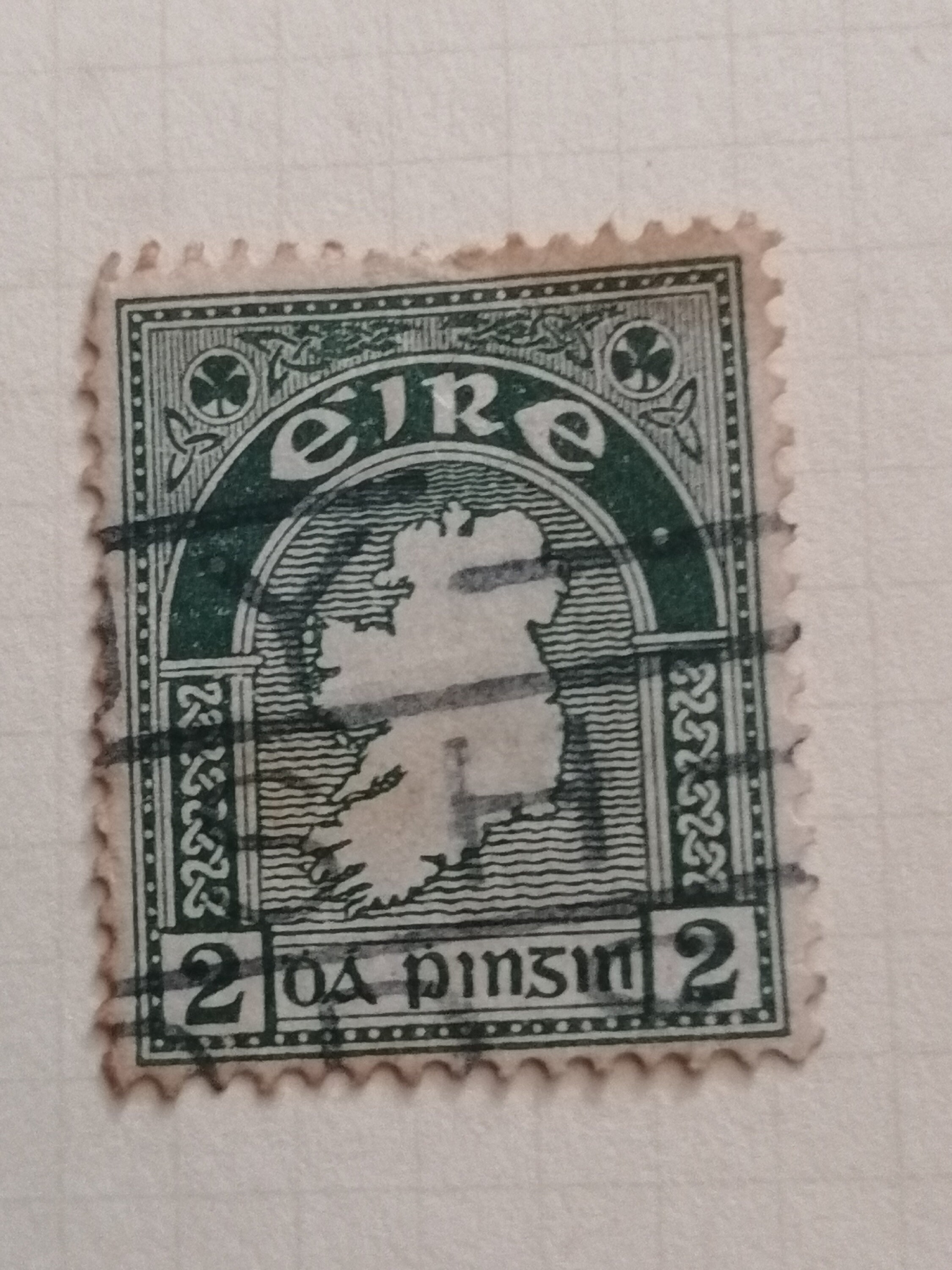 Irish 2d Coil Stamp Etsy