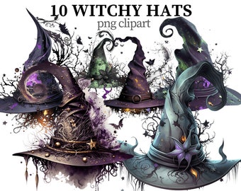 Witch Hat PNG Clipart Dark Fantasy Images Witchcraft Clipart Fantasy png Mystic Clipart Wizard School Scrapbook Paper craft Card making