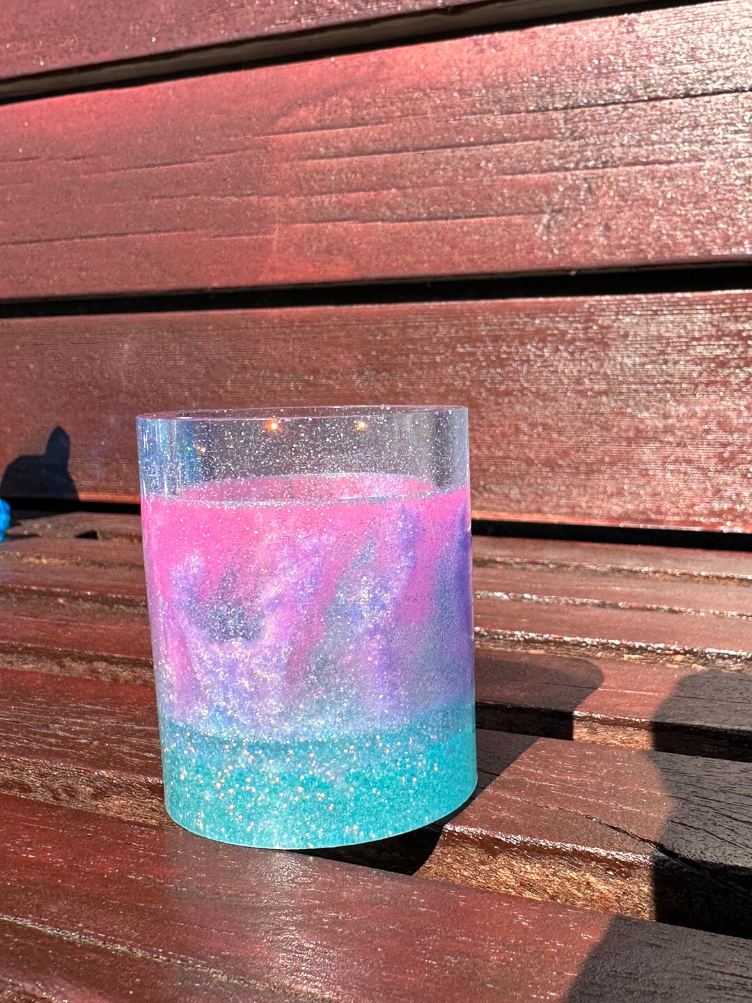 Pencil Jar Resin Pencil Holder Pencil Holder Makeup Holder Kids Desk Etsy