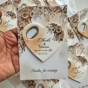 Wedding Favor Magnet, Wedding Guest Gift, Thank You Favor, Save The Date, Bridal Shower Favor, Wedding Souvenir
