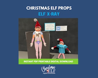 Elf X-ray Machine Printable Elf Scene Prop - Digital Download