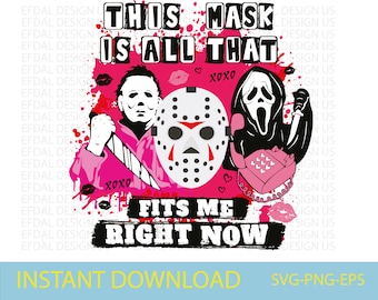 Horror Characters SVG, Horror svg, Horror friends svg, Halloween svg, Cricut cut files, Instant download