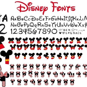 Mouse Alphabet SVG, Mouse Font SVG, Letters SVG, Customize Gift Svg, Vinyl Cut File, Otf, Svg, Pdf, Jpg, Ai Printable Design Files