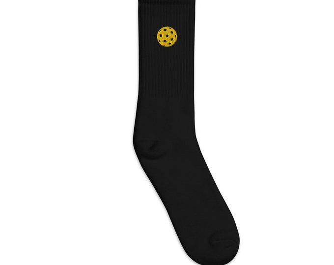 Pickleball Embroidered Socks Unisex