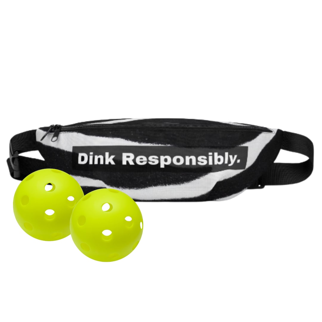 Pickleball Zebra Print Fanny Pack Etsy