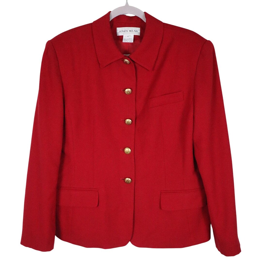 90’s Red Blazer by International Scene main image 1