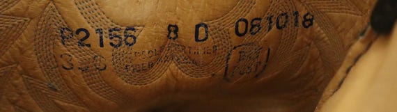 Vintage Dan Post Black Python Snakeskin Leather C… - image 8