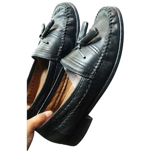90s Tassel Loafers - Etsy