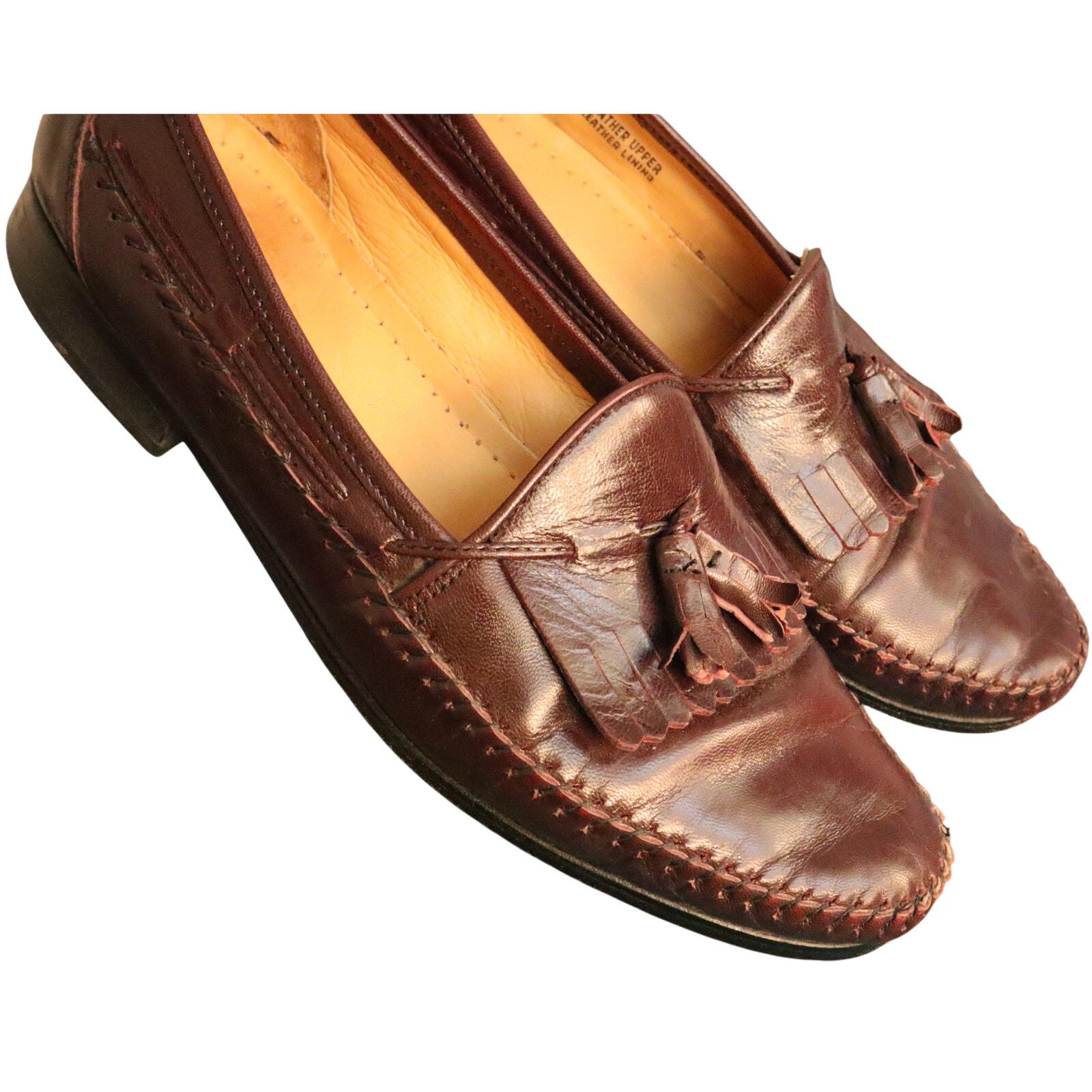 80s Tassel Loafers - Etsy