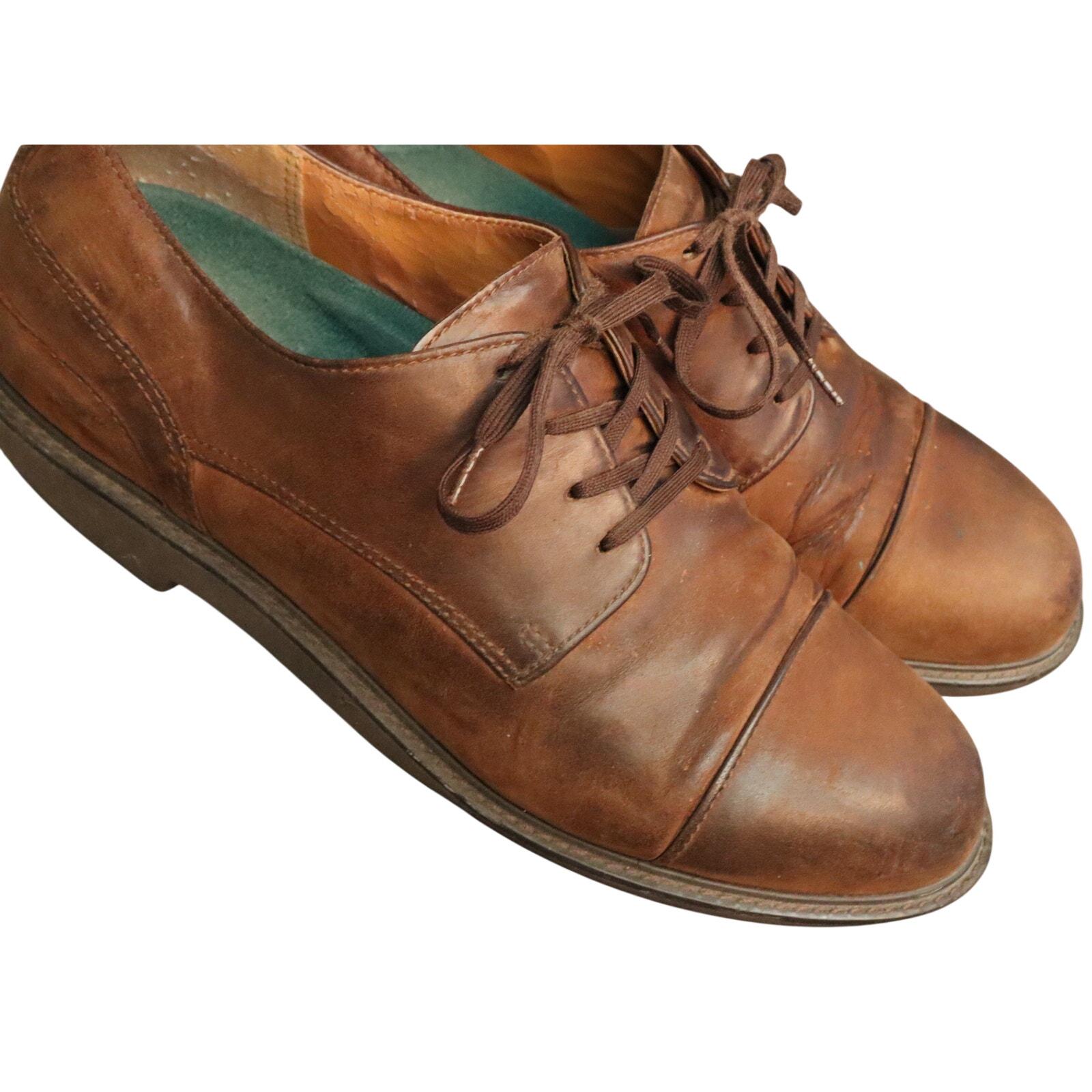 Vintage 80\'s Rockport RockSports Men\'s 8.5W Leather Oxfords Shoes Chunky Classic Rockport Oxfords - Etsy main image 3