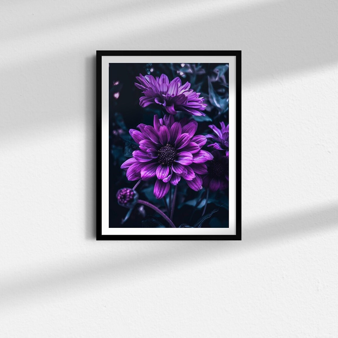 Purple Aesthetic Poster Prints Home Decor Printable Artwork Aesthetic Purple Room Wall Decor ...