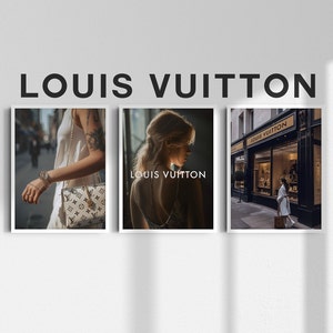 Framed Canvas Art - LV Love Logo by TJ ( Fashion > Fashion Brands > Louis Vuitton art) - 26x18 in