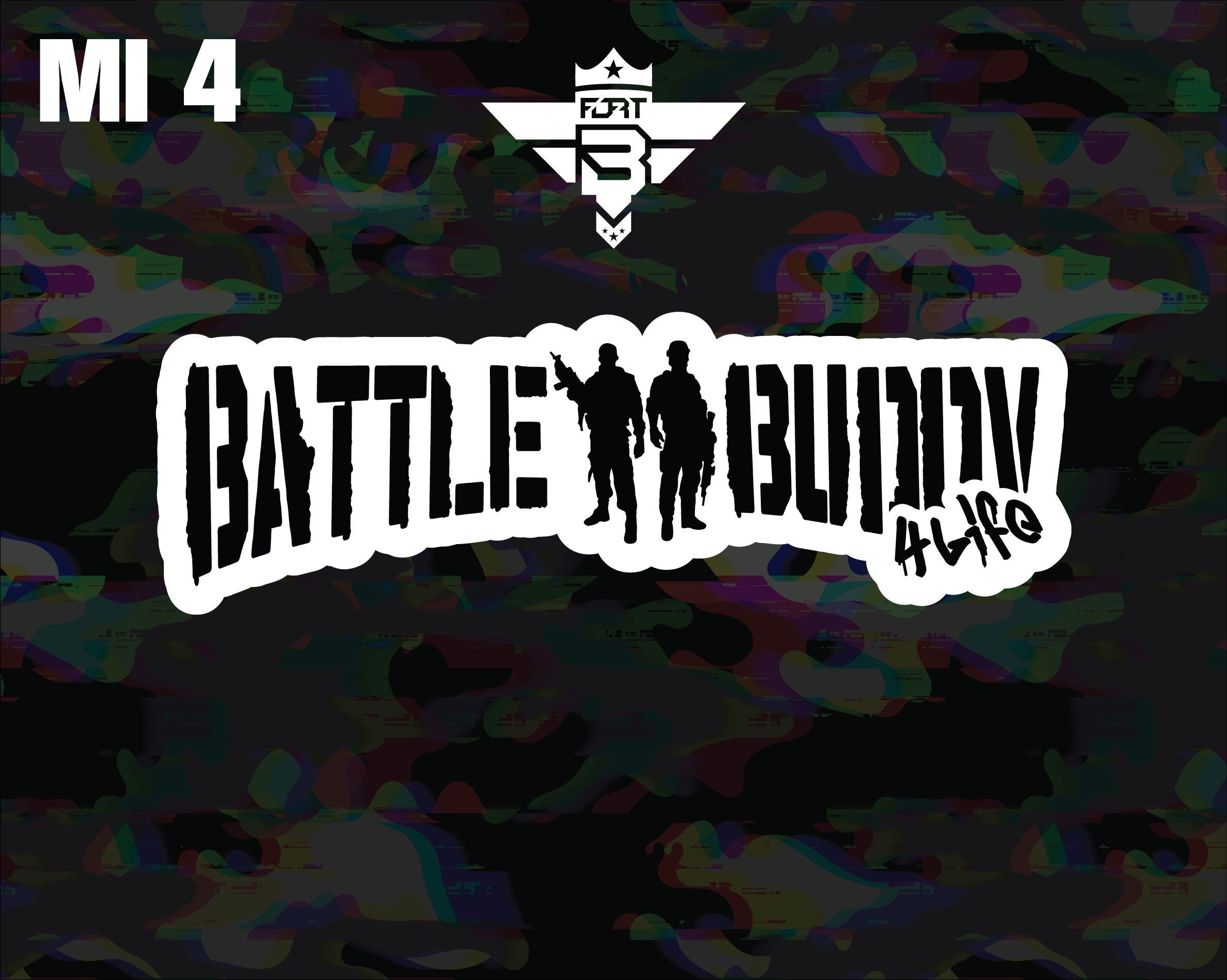 Patriotic Battle Buddy Vinyl Sticker: Military, Tactical, Veteran - Etsy
