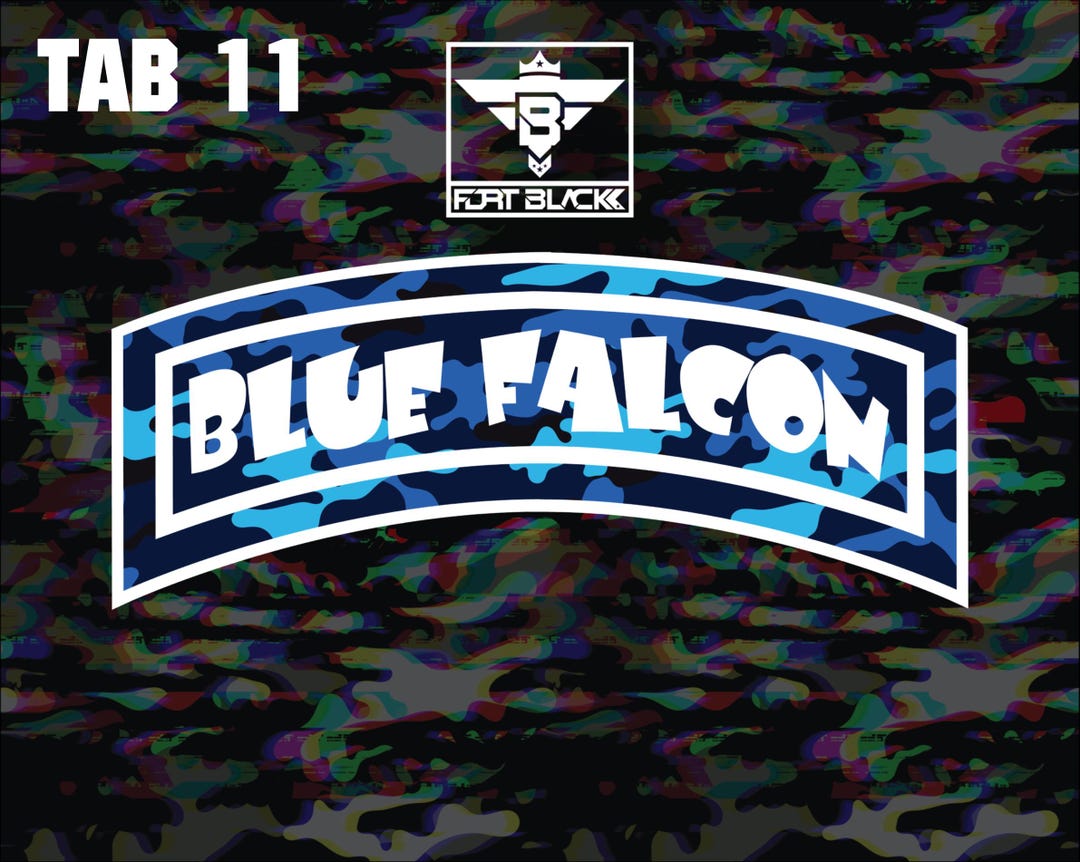 Blue Falcon Military Vinyl Sticker: Patriotic Tactical Decal - Etsy
