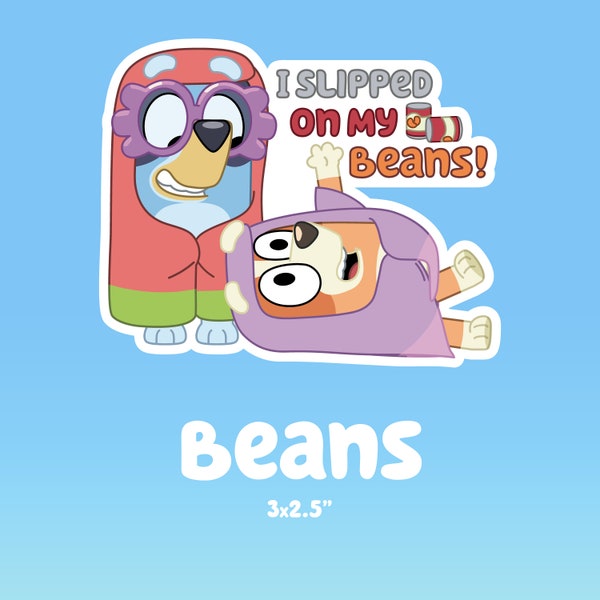 Slipped on my beans - Stickers & Magnets