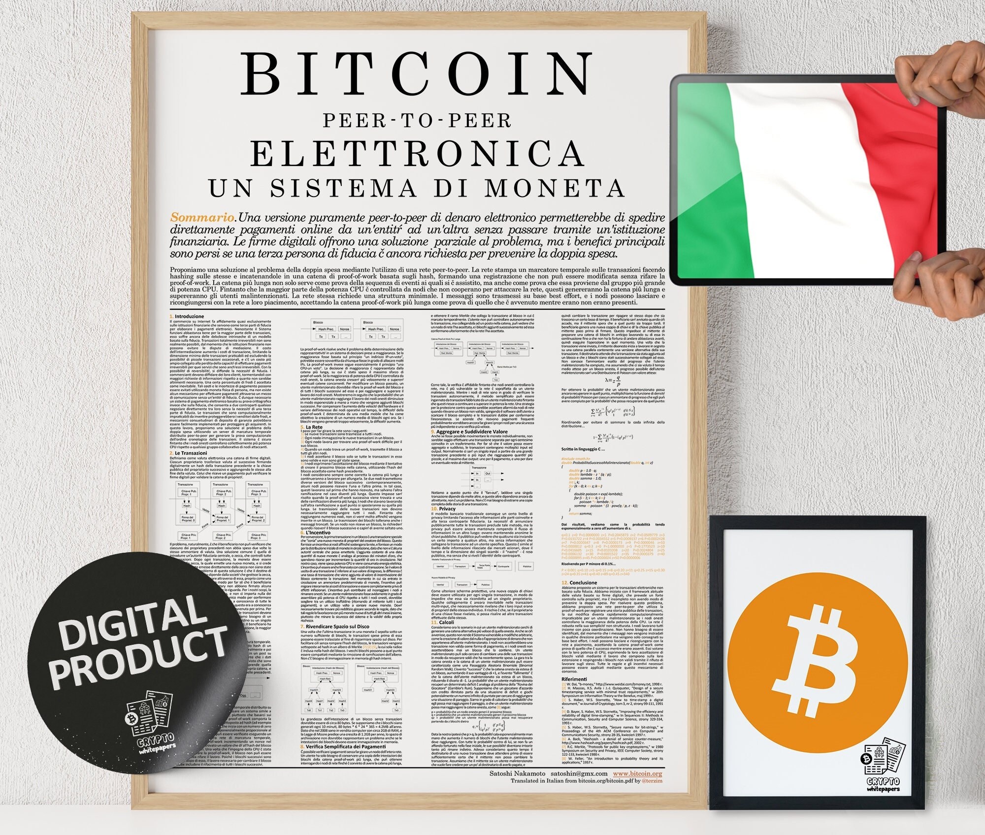 Digital Download Bitcoin Whitepaper - Etsy