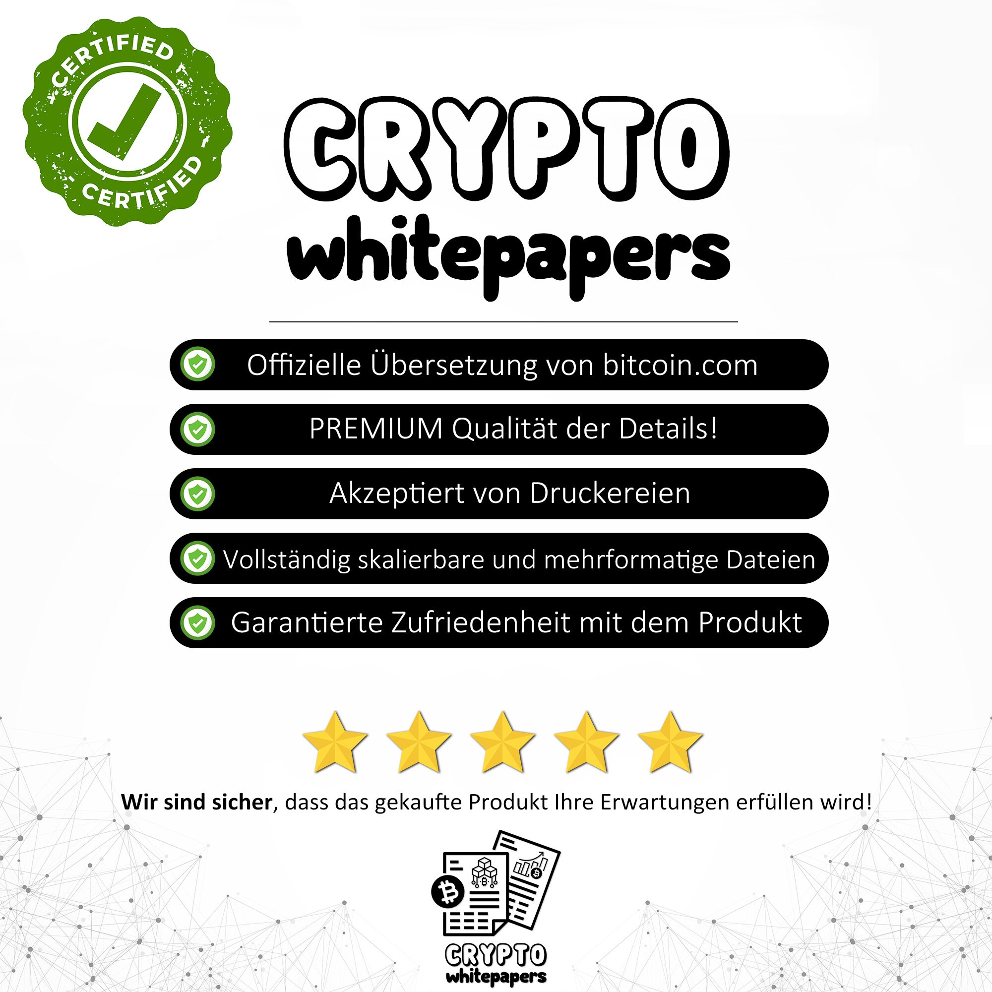 Bitcoin Whitepaper Poster: German Krypto Wall Art (Digital Download)