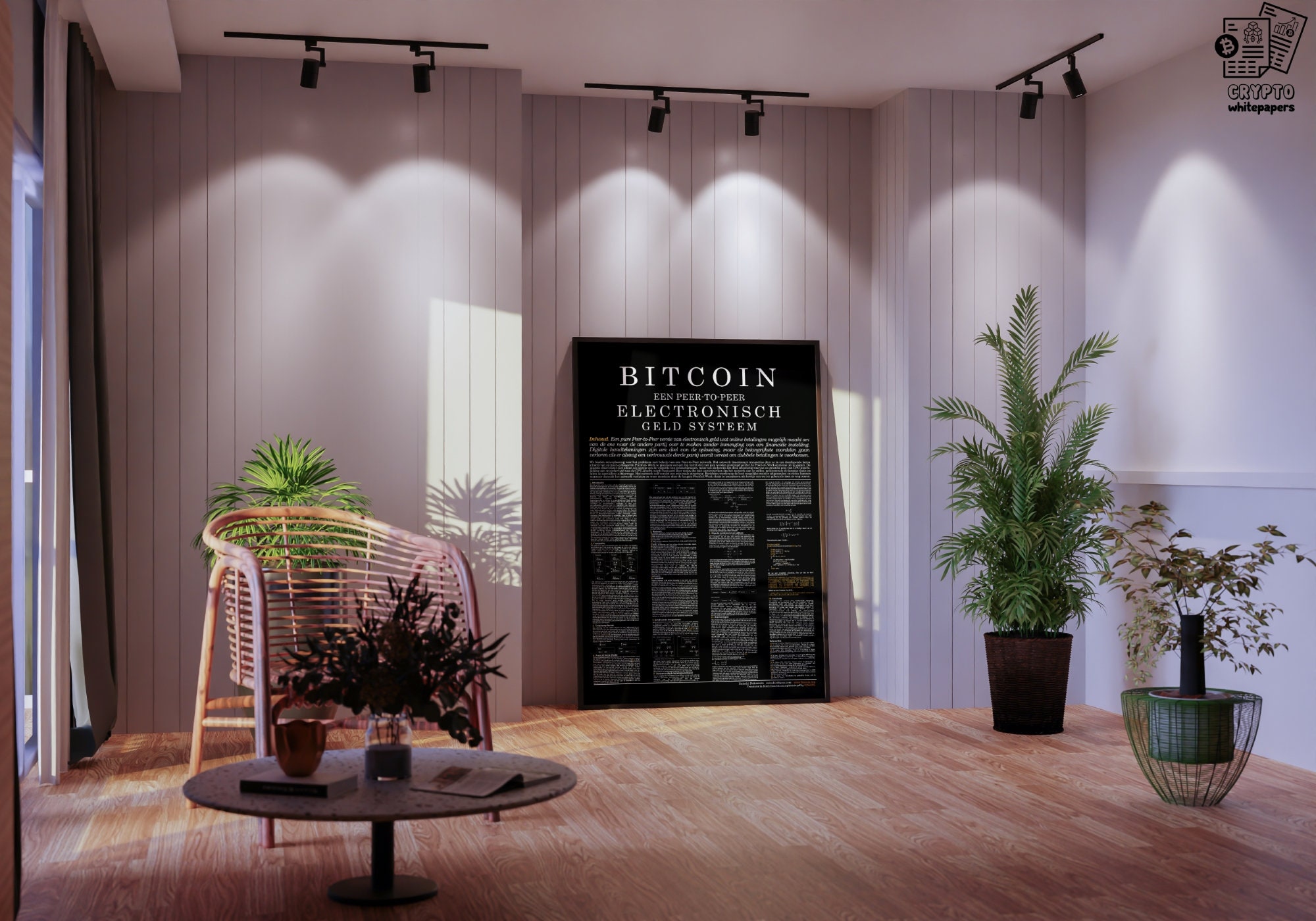 Bitcoin Whitepaper Poster: Dutch Translation Crypto Art (digital Download)  - Etsy