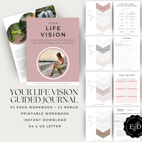 VISION BOOK TOUR + HOW-TO! Visualization, Dreams and Goals! 
