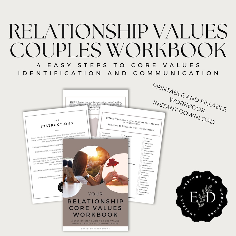 Couples Values Worksheet Relationship Building Qualities Sha Couples Values Worksheet Relationship Building Qualities Sha