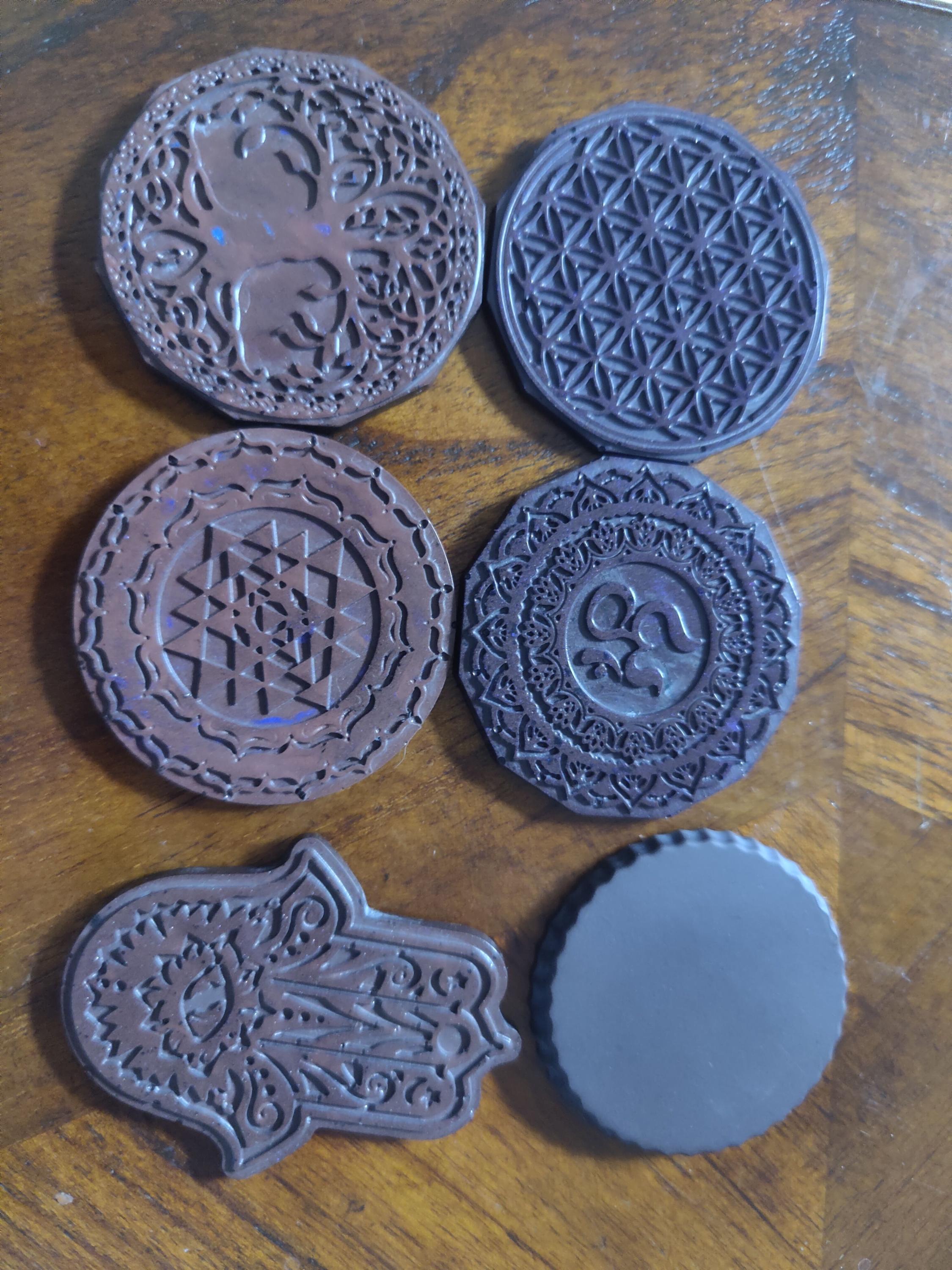 EMF Filters Made of Copper, Shungite and Mica Powders With Doublesided ...