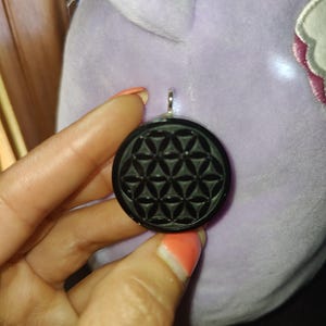 Shungite seed of life orgonite