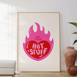 Badezimmer Poster, rosa und rot, adrettes Badezimmer Poster, Funky Wohnkultur, Girly Zitate Drucke, rosa Badezimmer Retro, lustige Badezimmer Kunst
