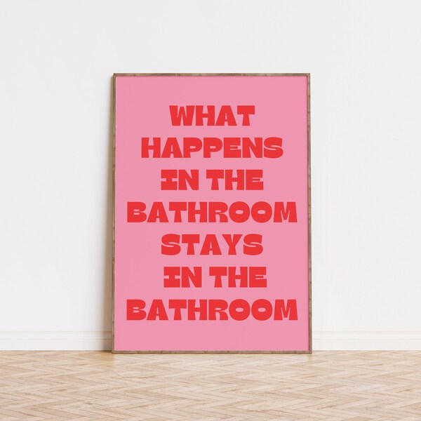 Retro Bathroom Decor - Etsy