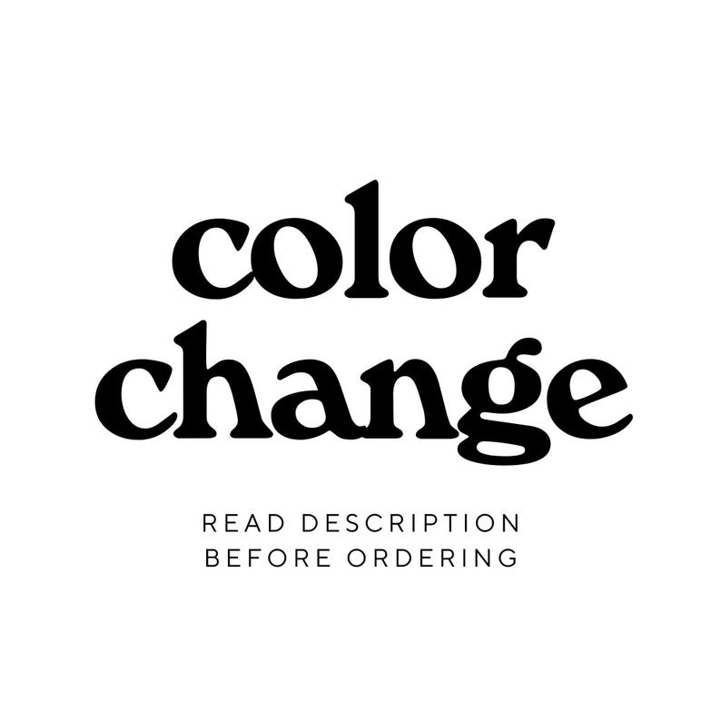 Color Change for 1 Print Etsy