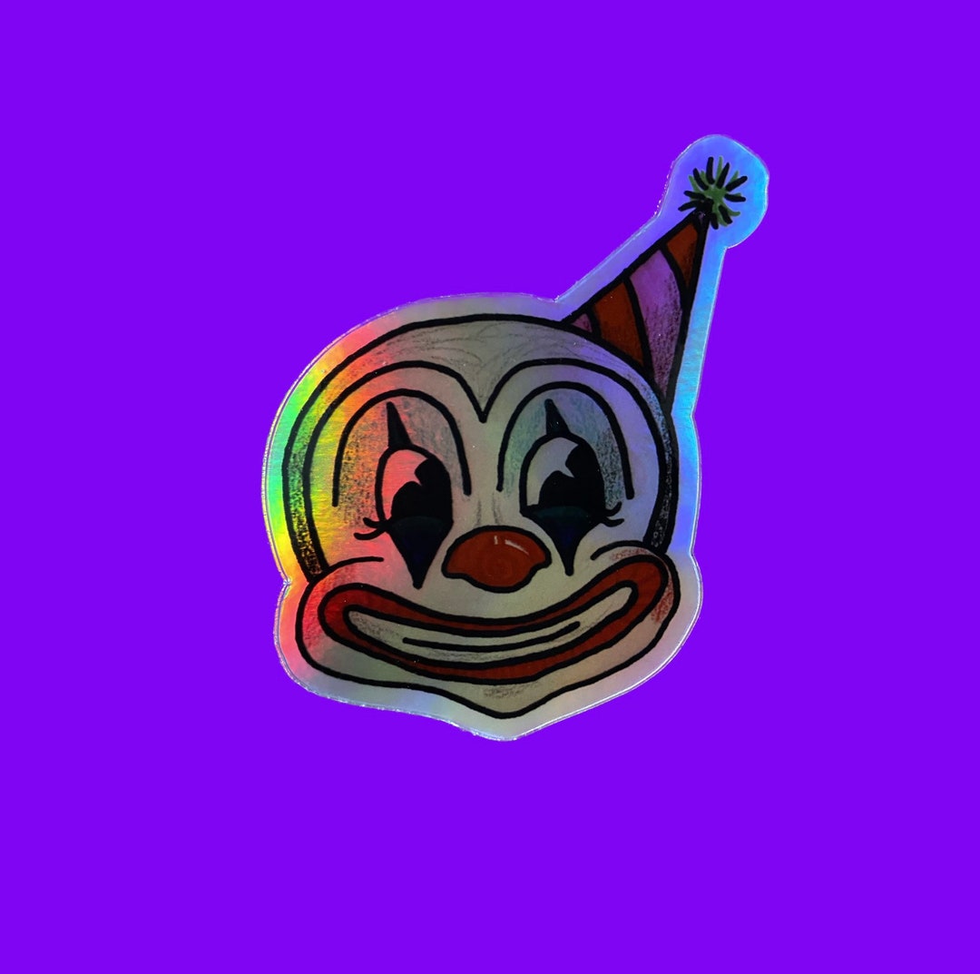 Simple Clown Sticker Original Clown Sticker - Etsy