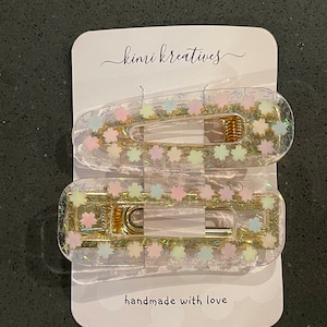 Sakura Flowers (Glow in the Dark!) Hair Clips