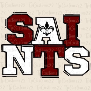 Saints Maroon Football PNG, Mascotte della scuola PNG, Saints Maroon e bianchi, Maglietta da calcio, Spirito scolastico, Spirito di squadra, Saints png