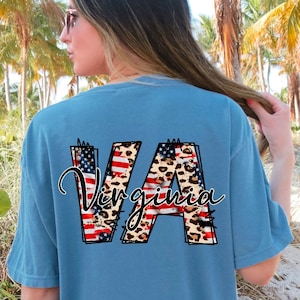 Patriotic Virginia  Png Sublimation Design, State Png, Virginia Png, 4th of July Png, Virginia State Png, Png Downloads