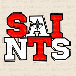 Saints Red Football PNG, Mascotte della scuola PNG, Saints rossi e bianchi, Maglia da calcio, Spirito scolastico, Spirito di squadra, Saints png