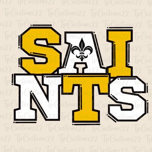 Saints Yellow Football PNG, Mascotte della scuola PNG, Saints gialli e bianchi, Maglia da calcio, Spirito scolastico, Spirito di squadra, Saints png