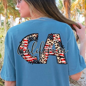 Motif patriotique de sublimation en Californie, png, État de la Californie, png, 4 juillet png, État de la Californie png, téléchargements png