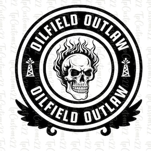 Oilfield Outlaw PNG, Roughneck PNG, Oilfield Workers png, SVG, sublimación, diseño digital, sublimación de plataforma petrolera, hacer efectivo en yacimientos petrolíferos png