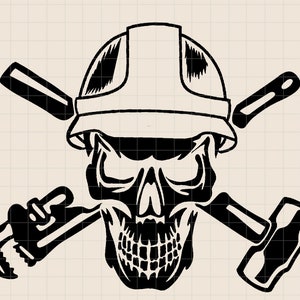 Oilfield Roughneck Skull Hard Hat PNG, Rig Trash, Roughneck PNG, Oilfield worker png, SVG, sublimatie, digitaal ontwerp, booreiland sublimatie,