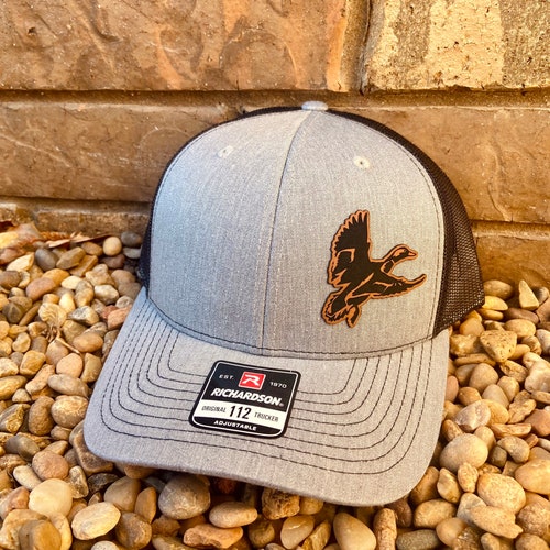 Duck Hunting Hat Duck Call Hunting Fishing Leather Patch Etsy