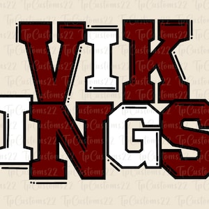 Wikingowie Maroon Football PNG, Maskotka szkoły Png, Maroon and White Vikings, Koszulka piłkarska, Duch szkoły, Duch zespołu, Wikingowie png