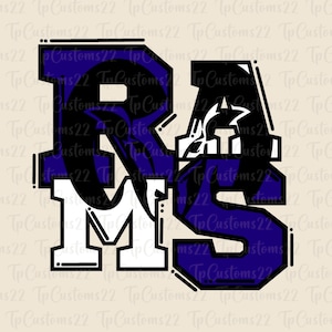 Rams Navy Football PNG, School Mascot Png, Navy and White Rams, Football Shirt, School Spirit, Team Spirit, Rams png
