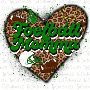 Retro Leopard Football Momma PNG Sublimation Design, Football Momma Sub, Sports Png, Football Png, Football Shirt SVG Downloads