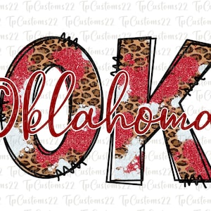 Sooner Oklahoma Png Sublimation Design, Glitter OK png, Oklahoma Png, college team Png, Distressed Pattern Png Downloads