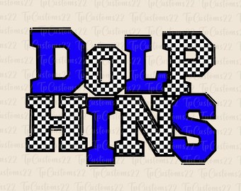 Golfinhos Xadrez Azul Futebol PNG, Mascote Escolar Png, Golfinhos Azuis e Brancos, Camisa de Futebol, Espírito Escolar, Equipe, Xadrez png,