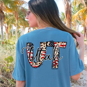 Patriotic Utah Png Sublimation Design, State Png, Utah Png, 4th of July Png, Utah State Png, Png Downloads